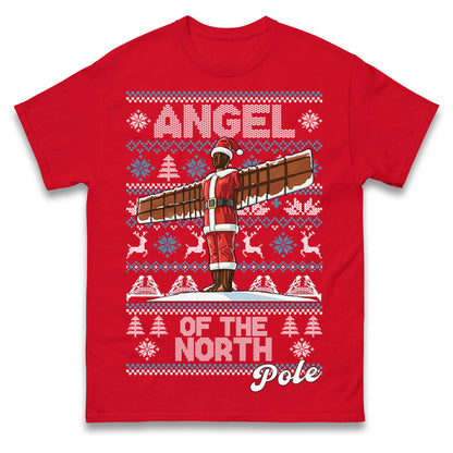 Angel Of The North Pole Christmas T Shirt