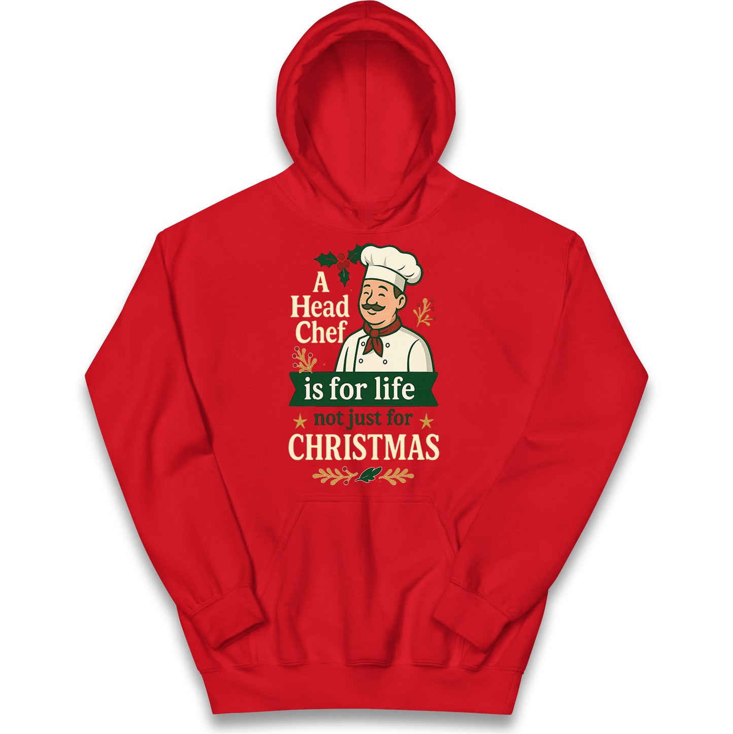 Head Chef Christmas Kids Hoodie