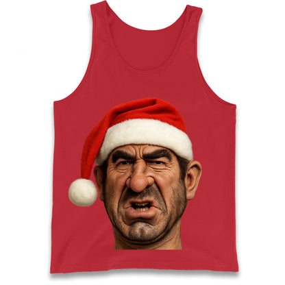 Eric Cantona Xmas Tank Top