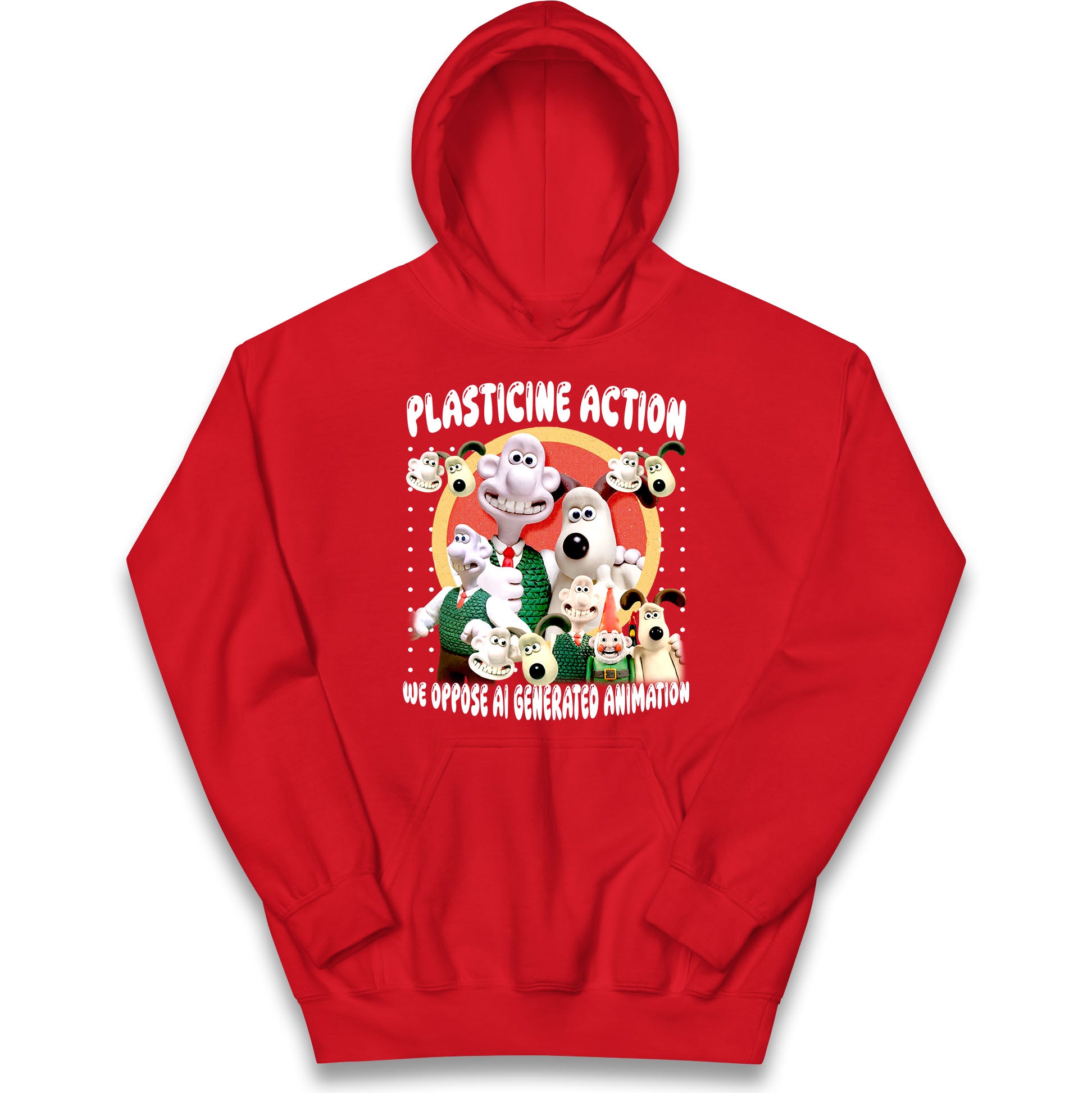 Plasticine Action Figure Kids Hoodie