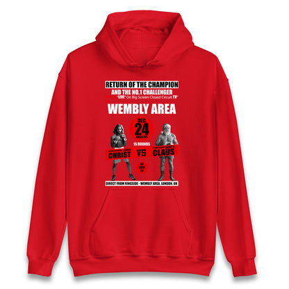 Jesus Christ Vs Santa Claus Hoodie