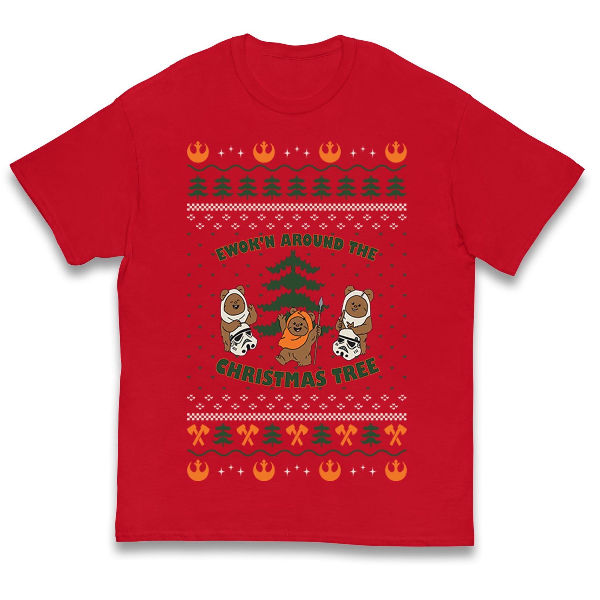 Star Wars Ewoks Christmas Kids T Shirt