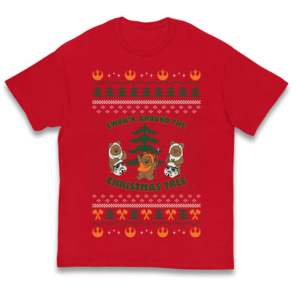 Star Wars Ewoks Christmas Kids T Shirt
