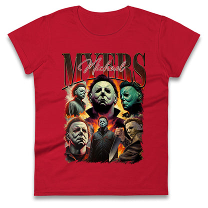 Michael Myers Bootleg Halloween Womens T Shirt
