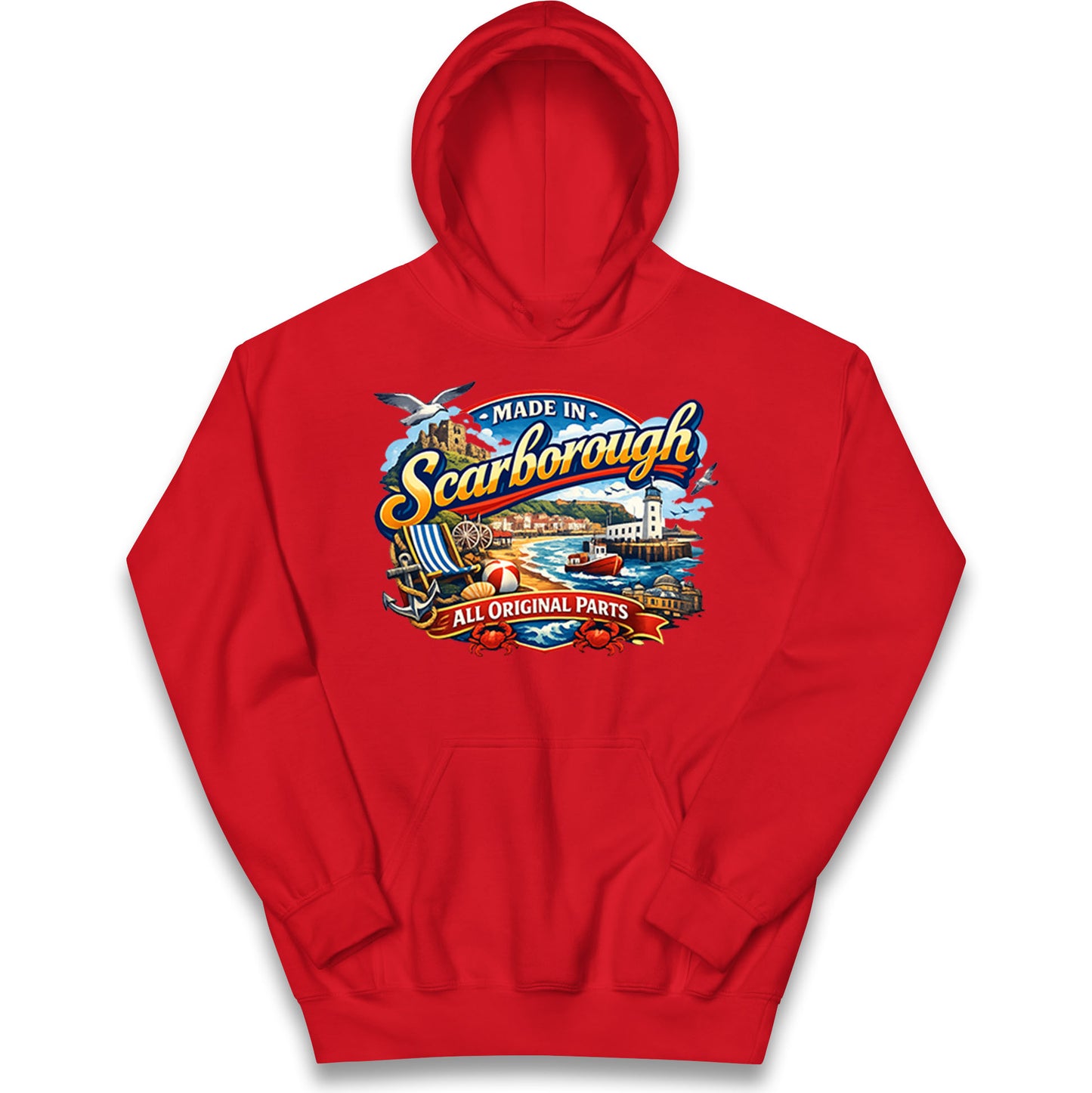 Made In Scarborough All Original Parts Kids Hoodie