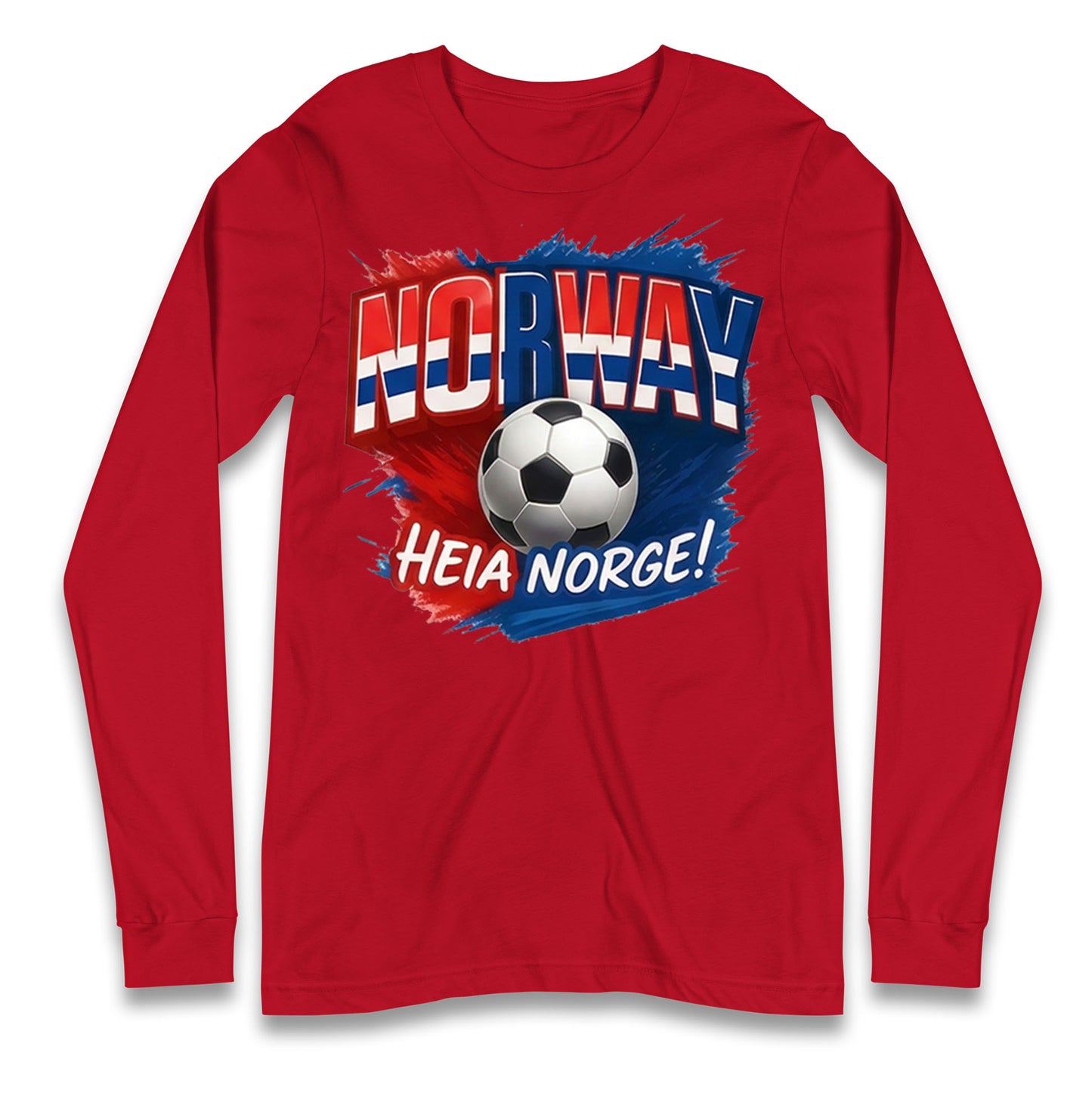 Norway Retro World Cup Longsleeve T Shirt