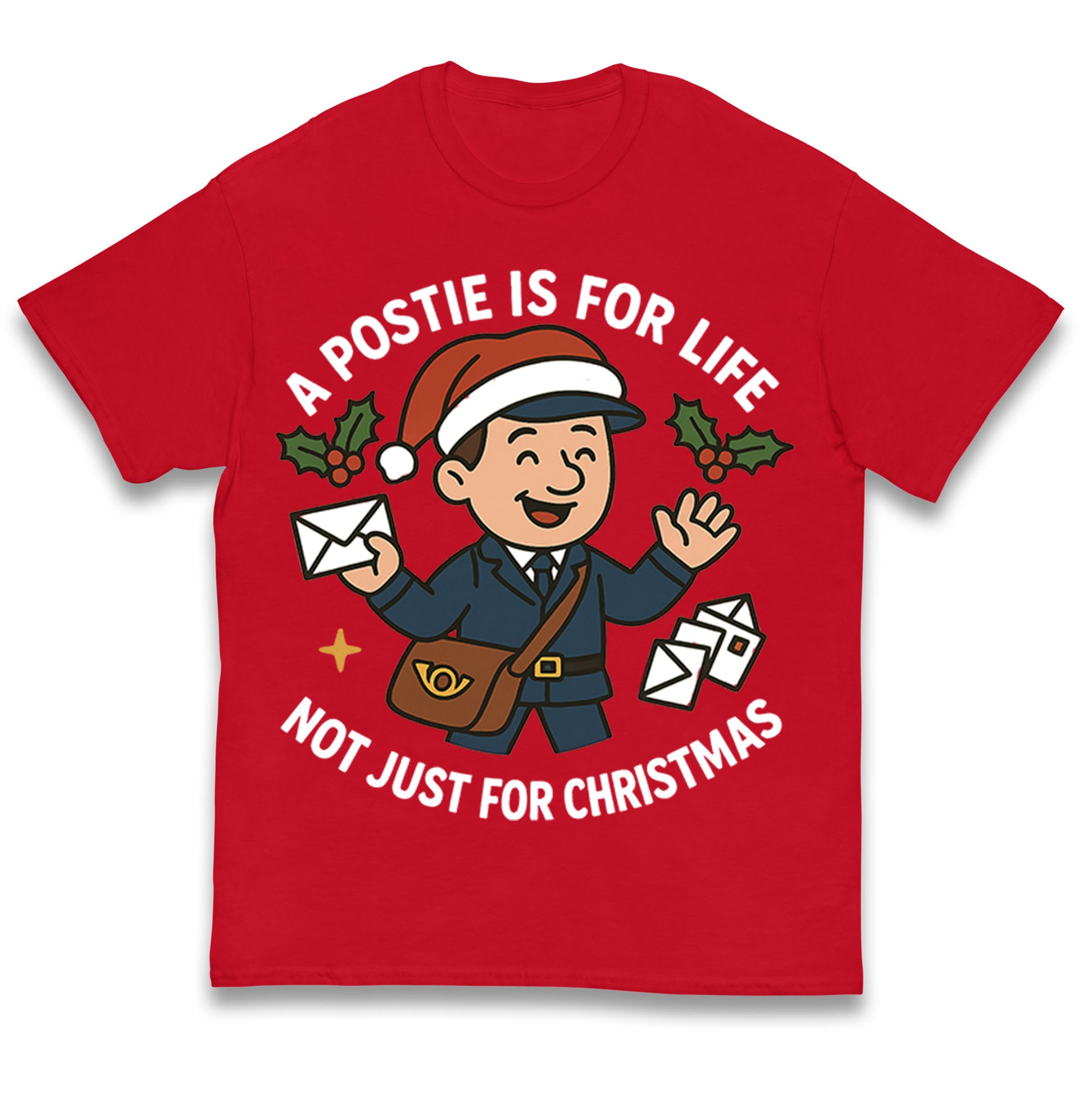 Postie Christmas Kids T Shirt