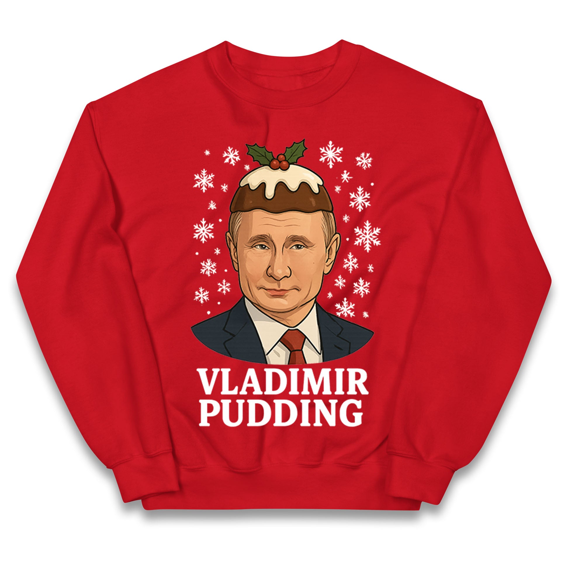 Vladimir Putin Christmas Kids Jumper