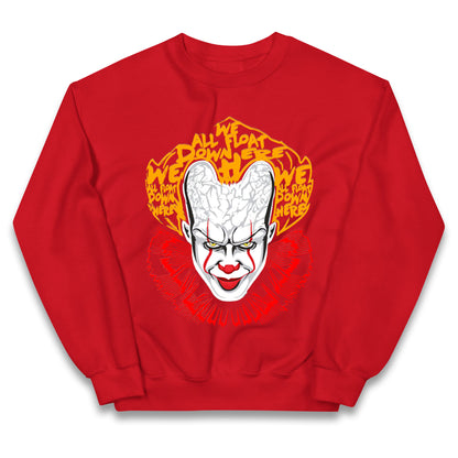 Pennywise Scary Clown Halloween Jumper
