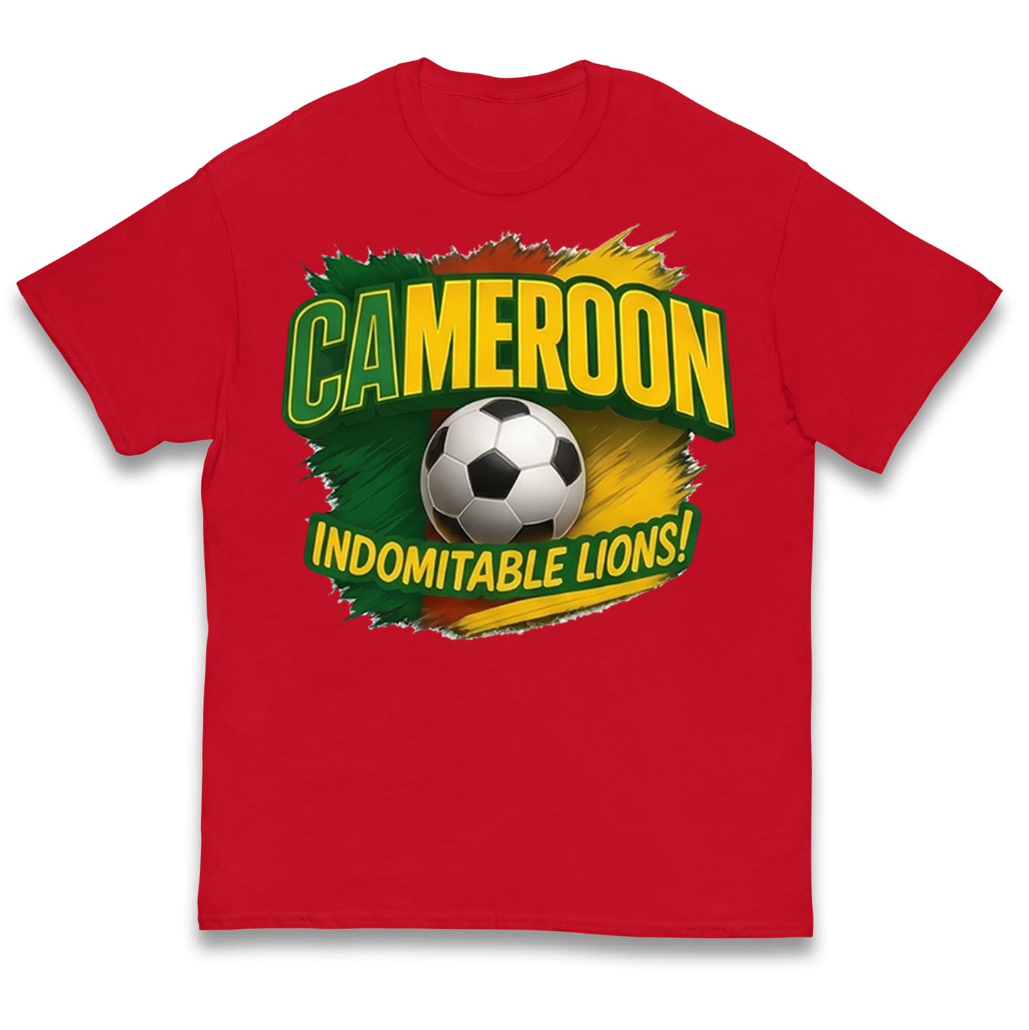 Cameroon Retro World Cup Kids T Shirt