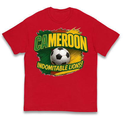 Cameroon Retro World Cup Kids T Shirt