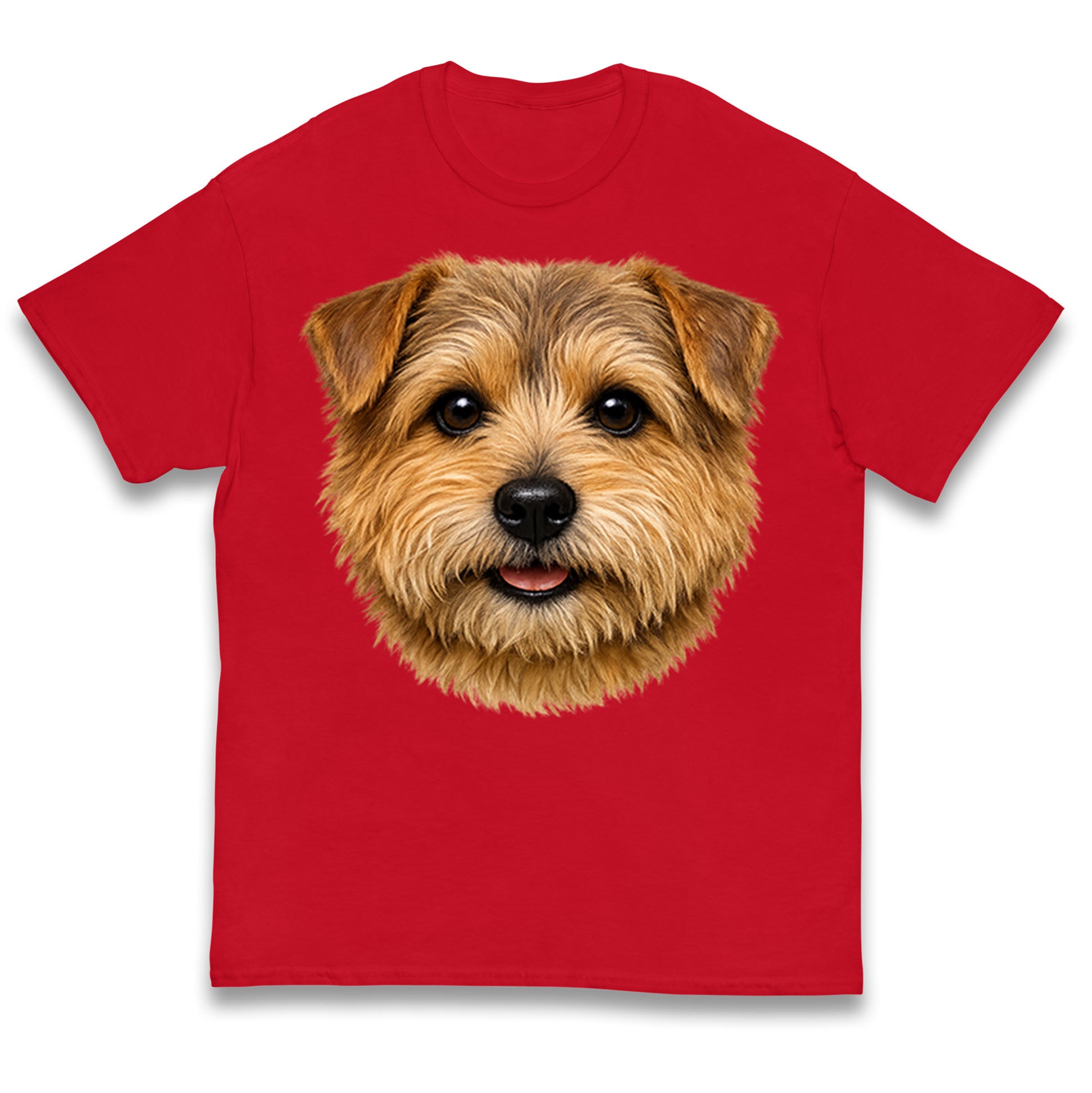 Norfolk Terrier Dog Face Kids T Shirt