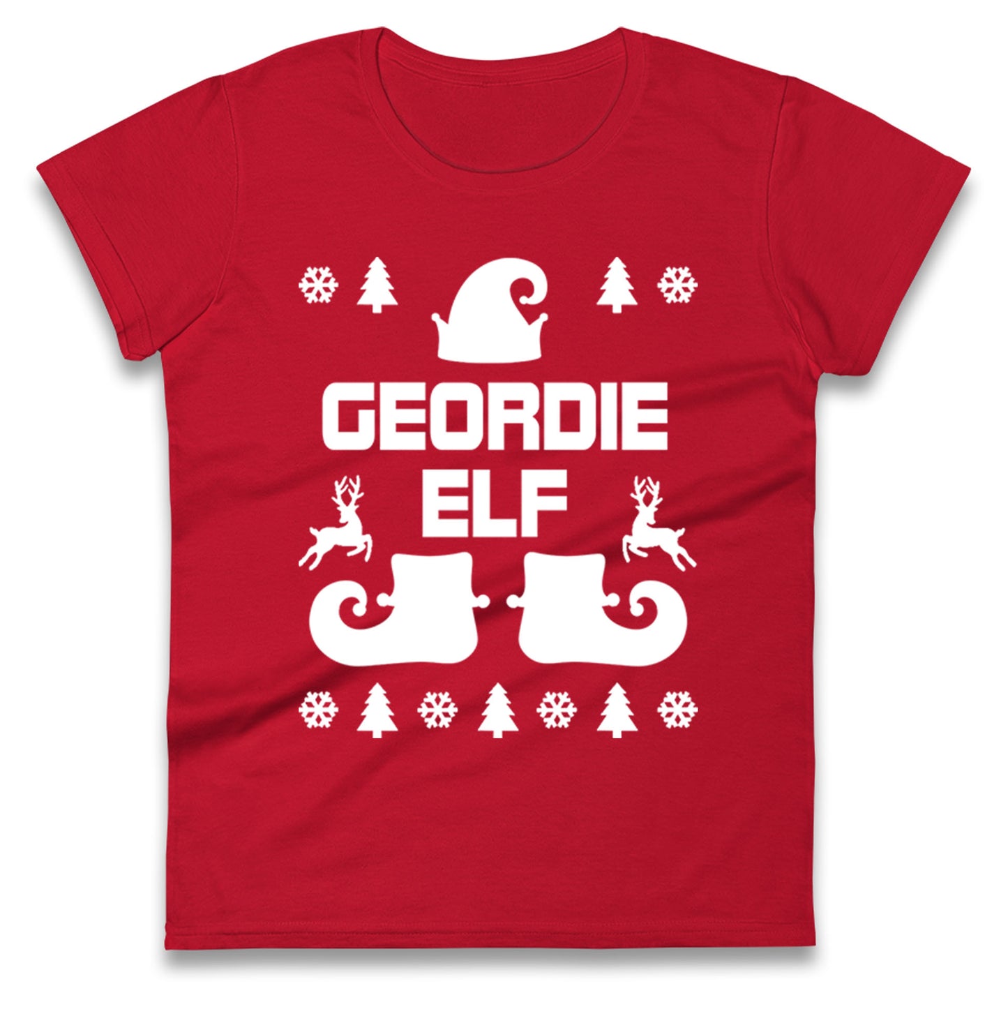 Geordie Christmas Ladies T Shirt