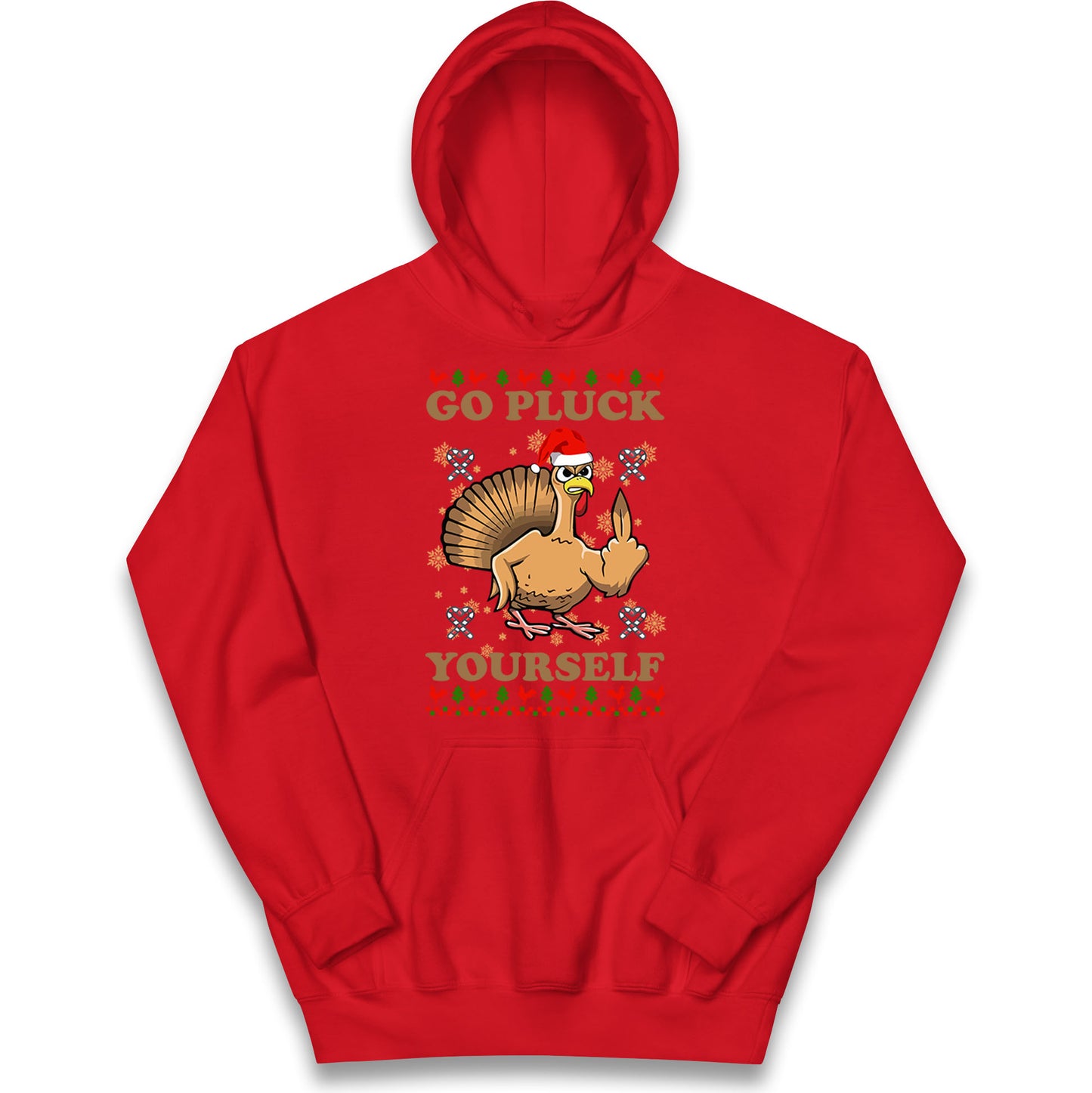 Christmas Go Pluck Yourself Funny Hoodie
