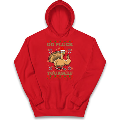 Christmas Go Pluck Yourself Funny Hoodie