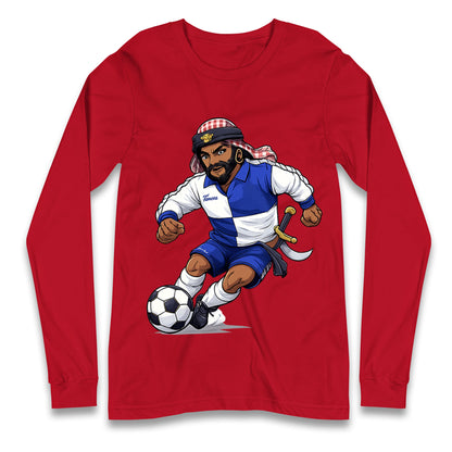 Rovers Retro Football Longsleeve T Shirt 