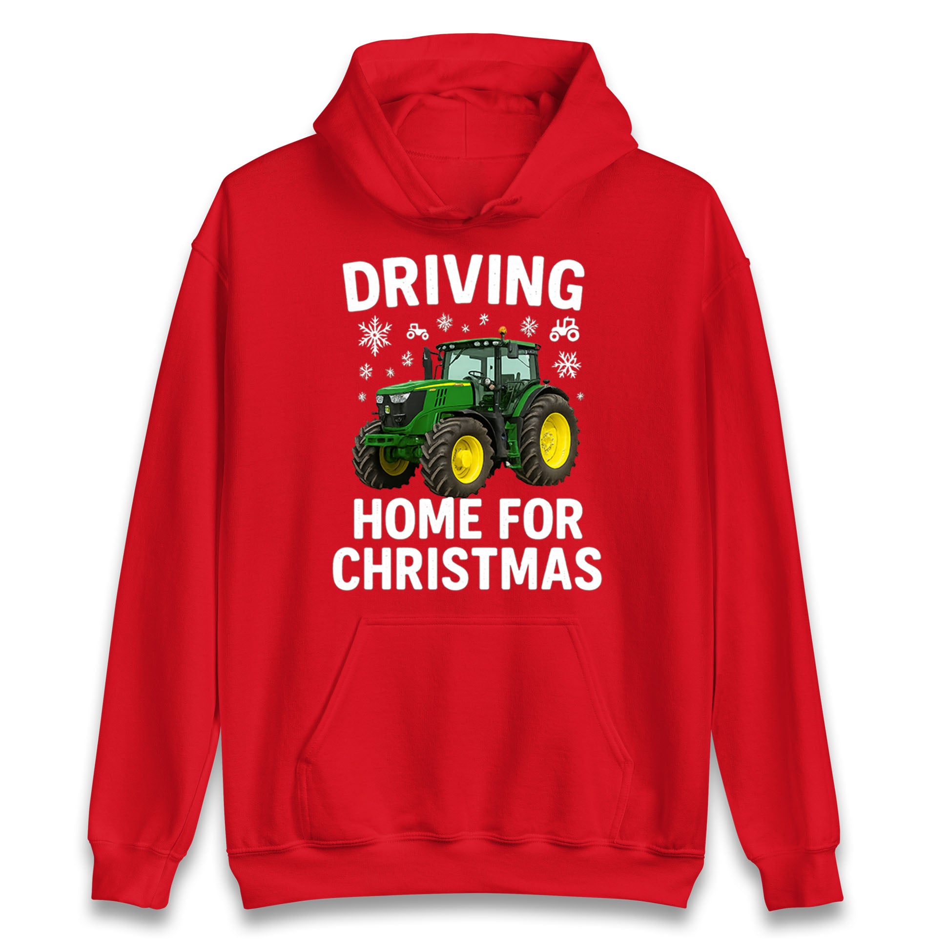 John Deere Tractor Christmas Hoodie 