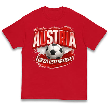 Austria Retro World Cup Kids T Shirt
