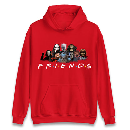 Horror Characters Friends Halloween Unisex Hoodie