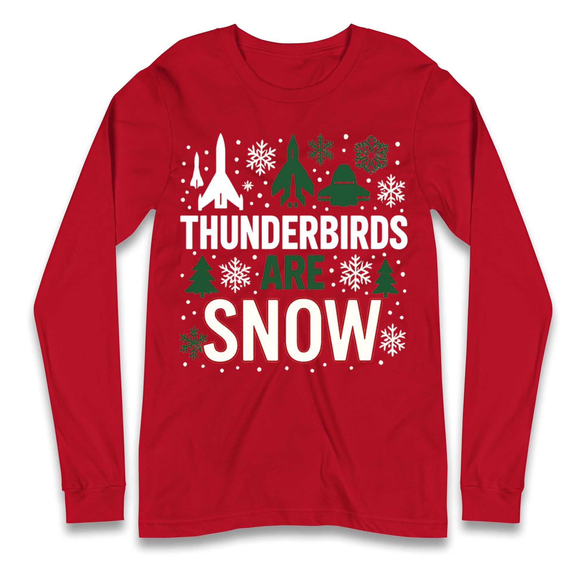 Thunderbirds Christmas Longsleeve T Shirt