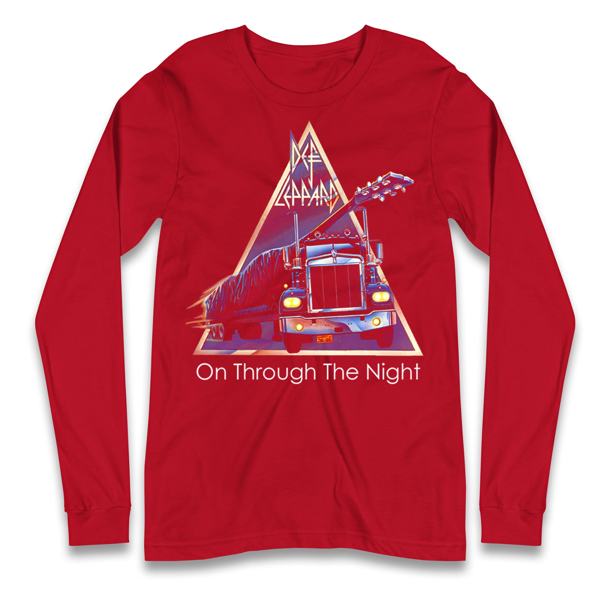 Leppard On Through The Night Longsleeve T Shirt