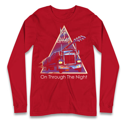 Leppard On Through The Night Longsleeve T Shirt
