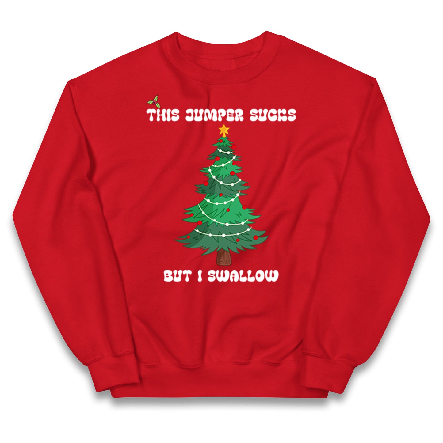 I swallow Christmas Kids Jumper