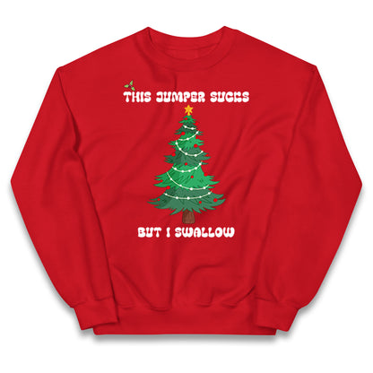 I swallow Christmas Kids Jumper