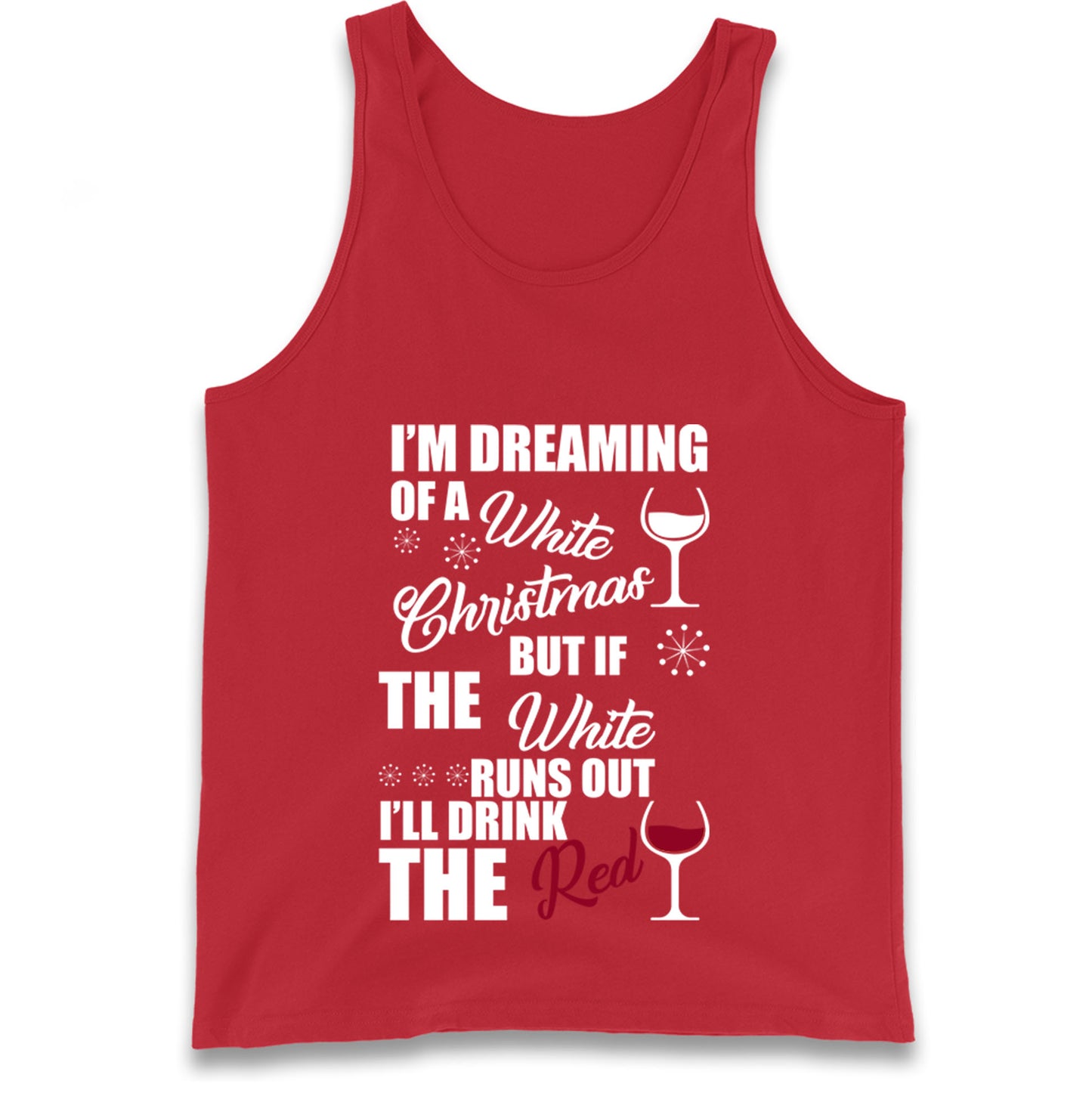 Wine Christmas Tank Top