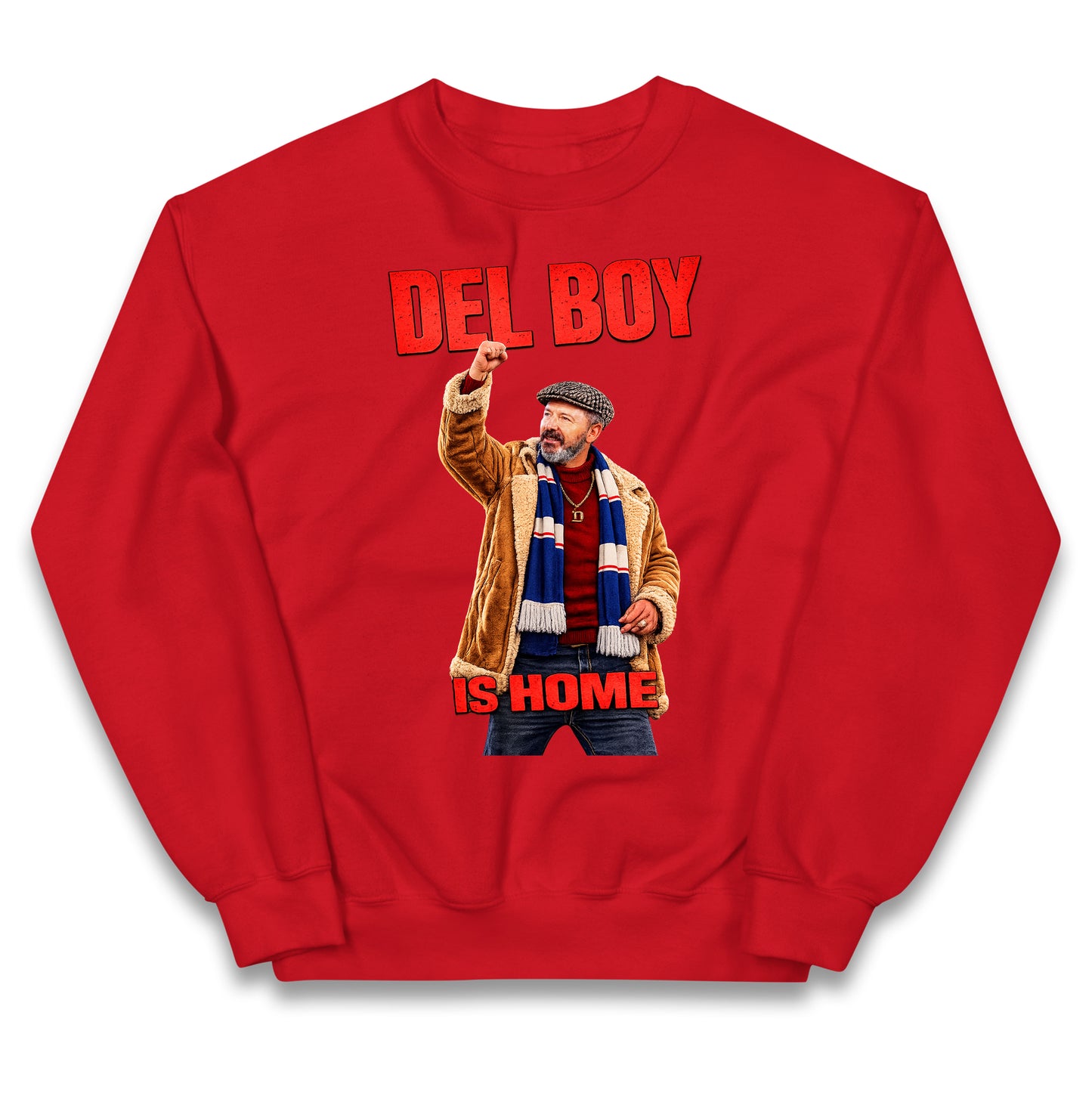 Derek McInnes Rangers Del Boy Football Kids Jumper