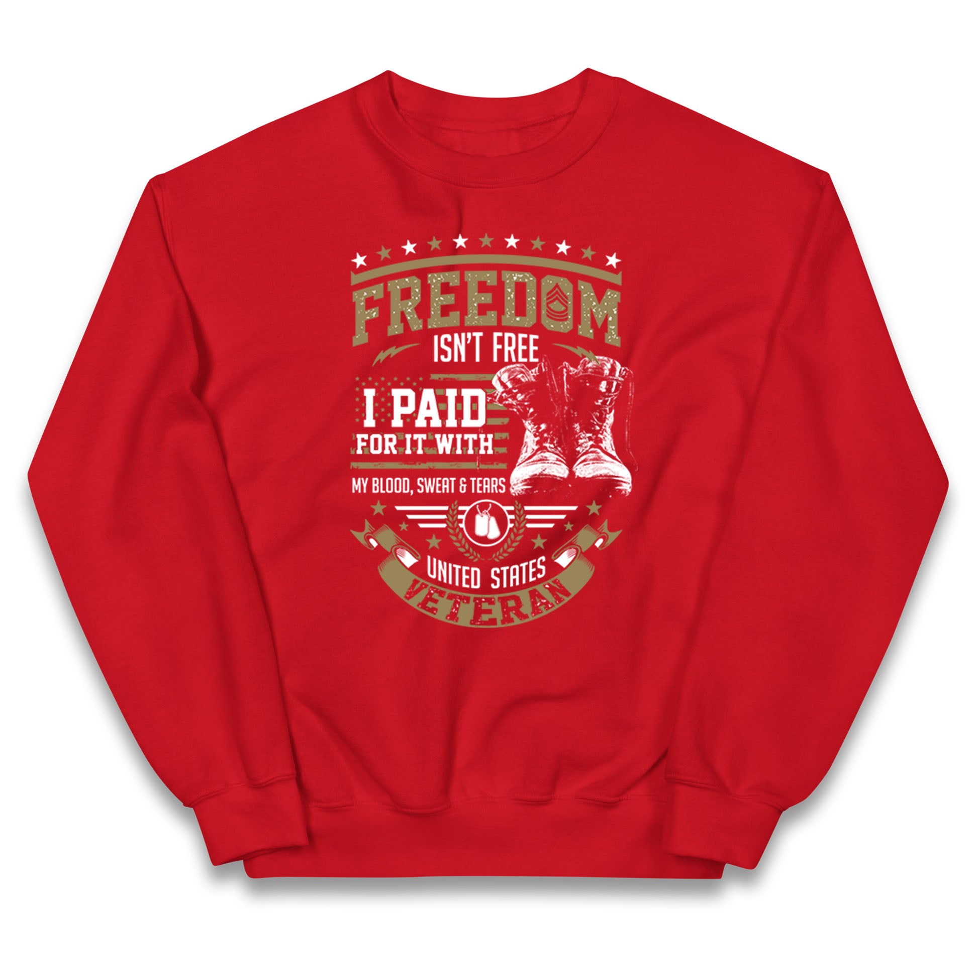 United States Veteran Kids Jumper