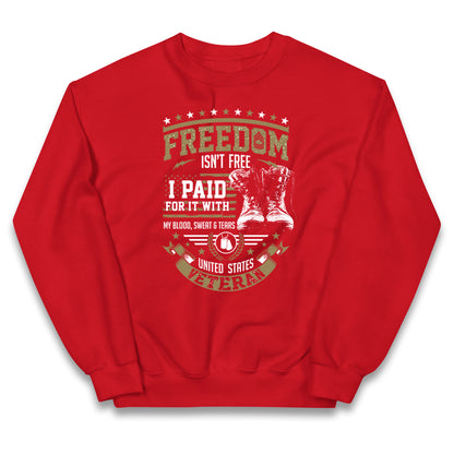 United States Veteran Kids Jumper