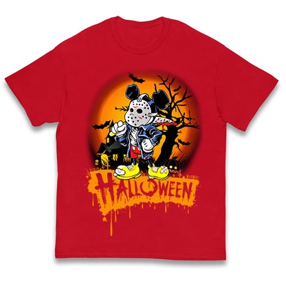 Mickey Mouse Haunted Halloween T Shirt
