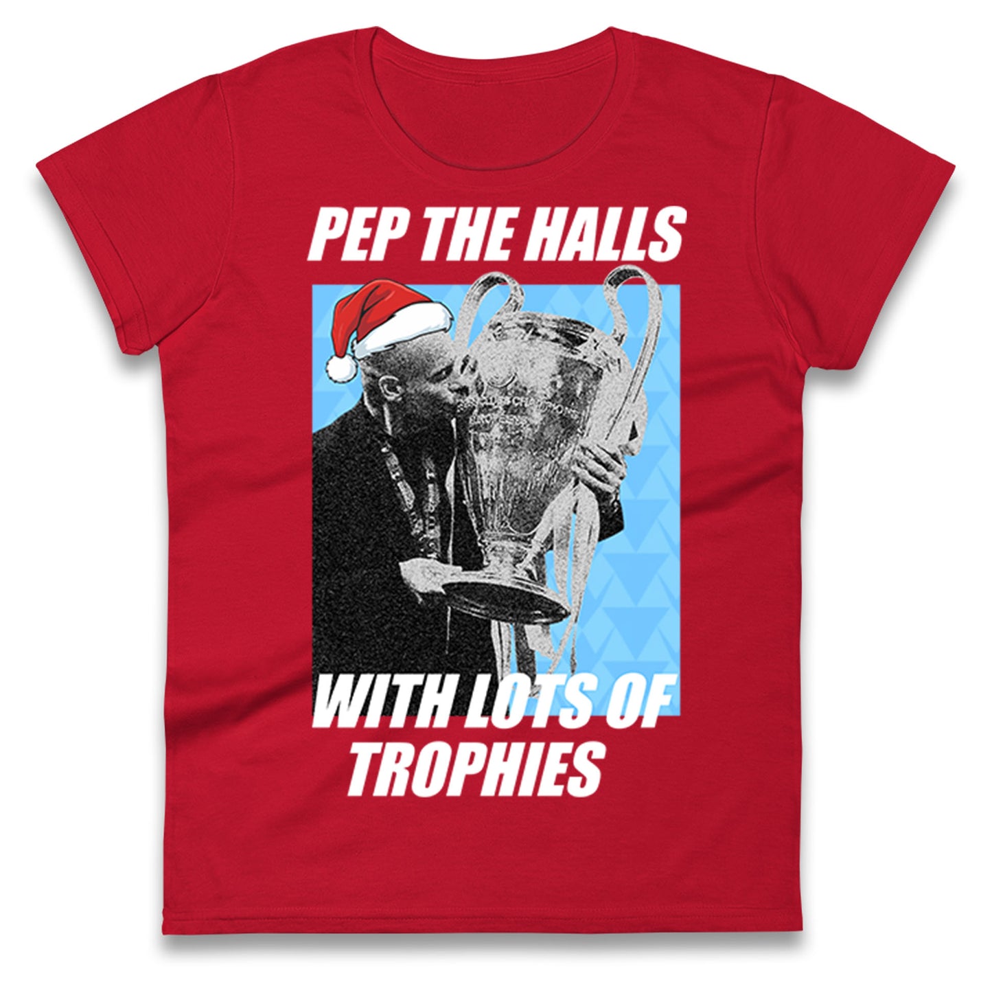 Pep Guardiola Christmas Ladies T Shirt