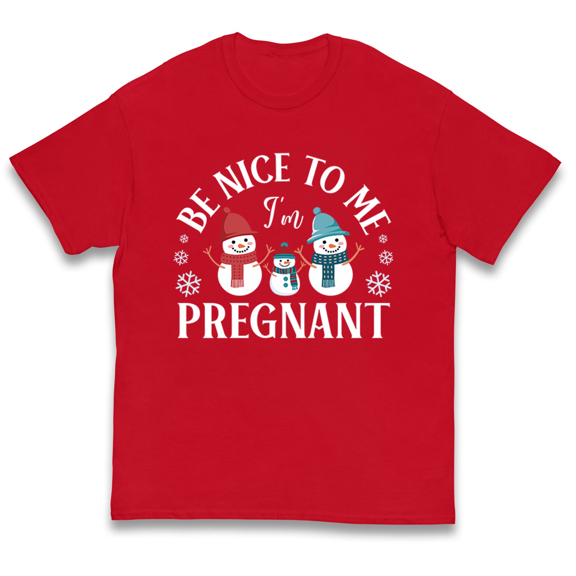 Pregnant At Christmas Kids T Shirt