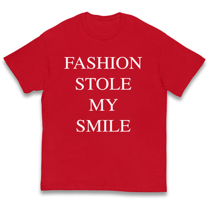 Fashion Stole My Smile Kids T Shirt 
