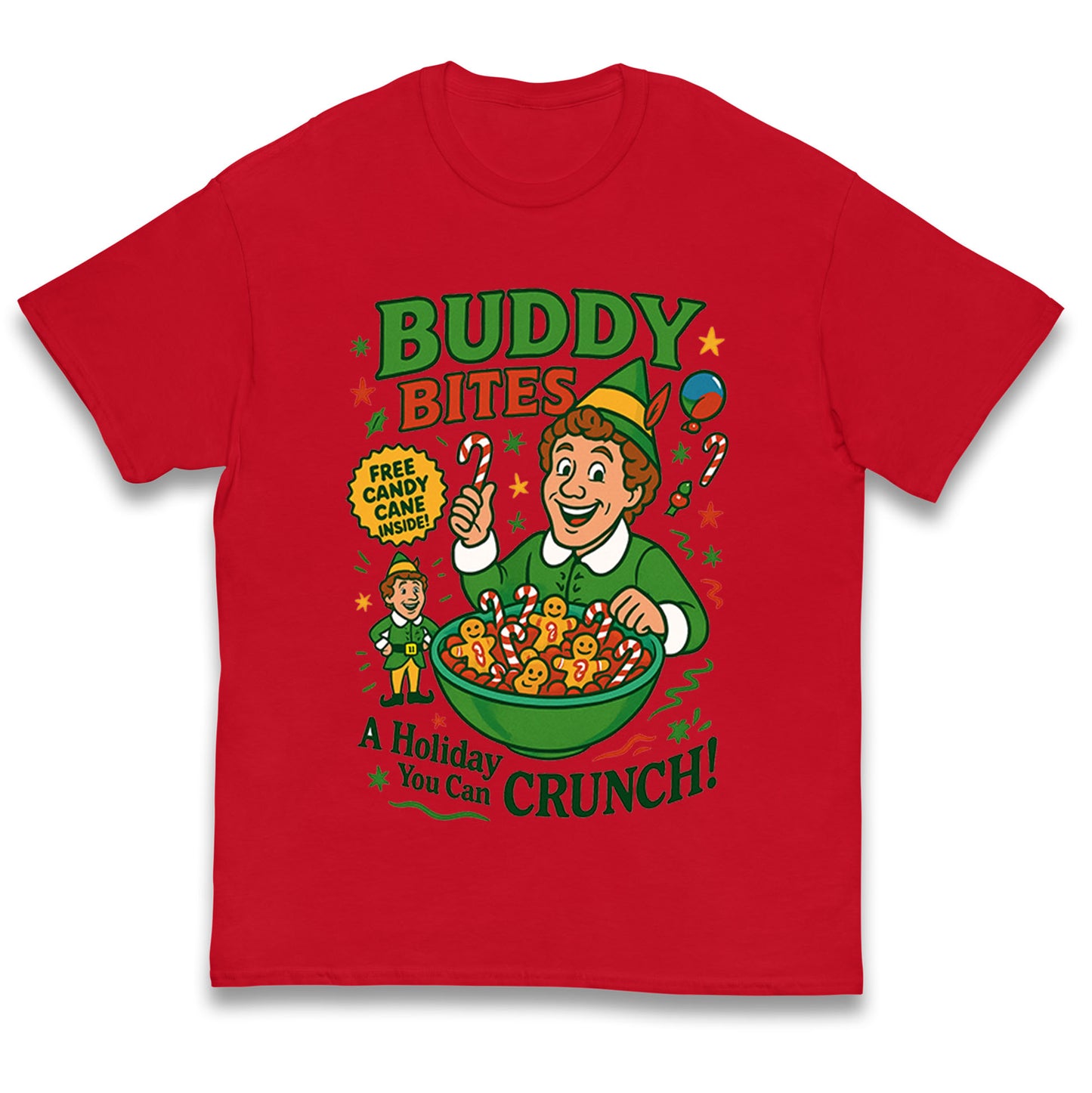 Elf Christmas Kids T Shirt