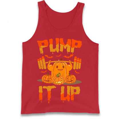 Halloween Fitness Pumpkin Tank Top
