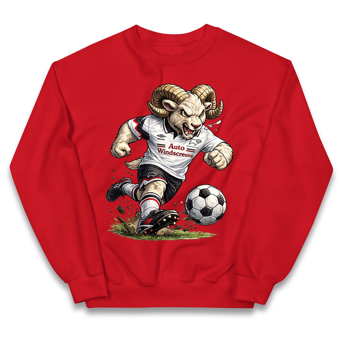 Old School Derby County Kids Jumper