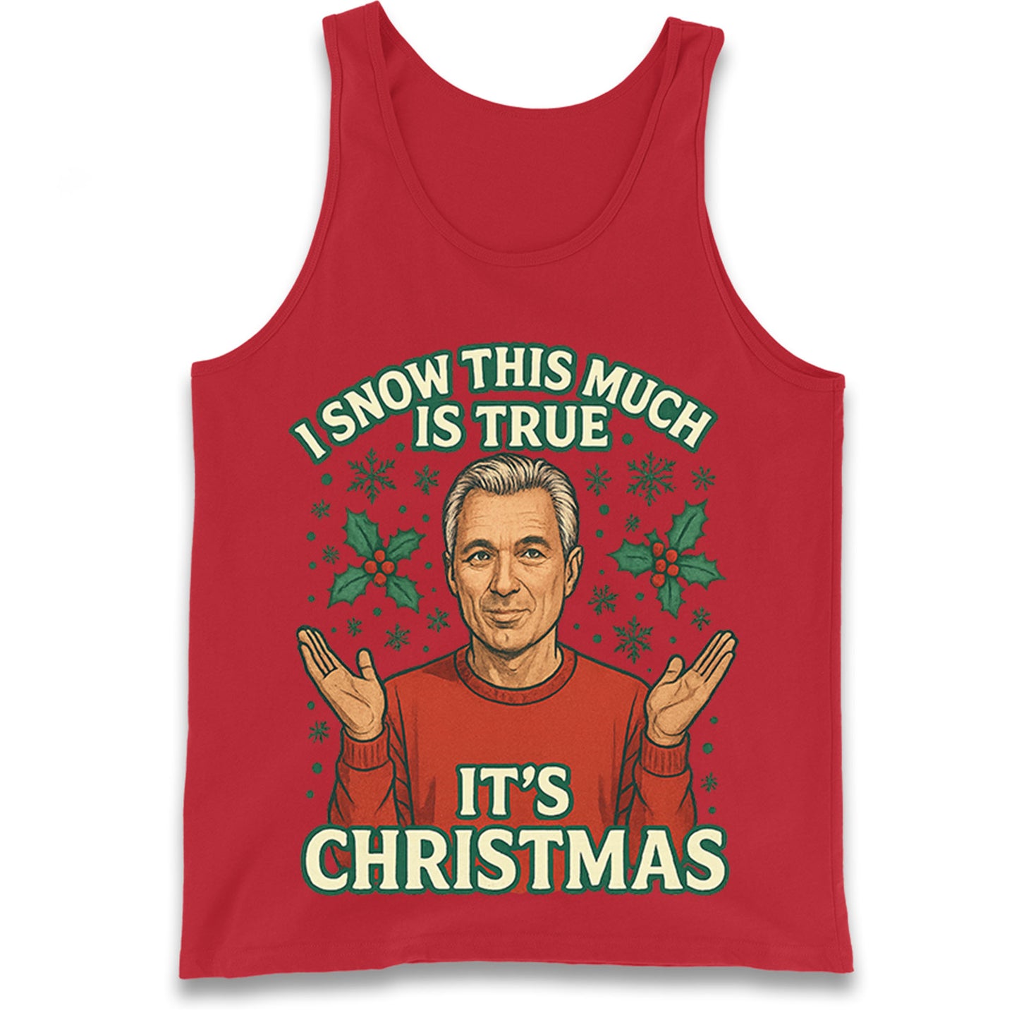 Martin Kemp Christmas Tank Top