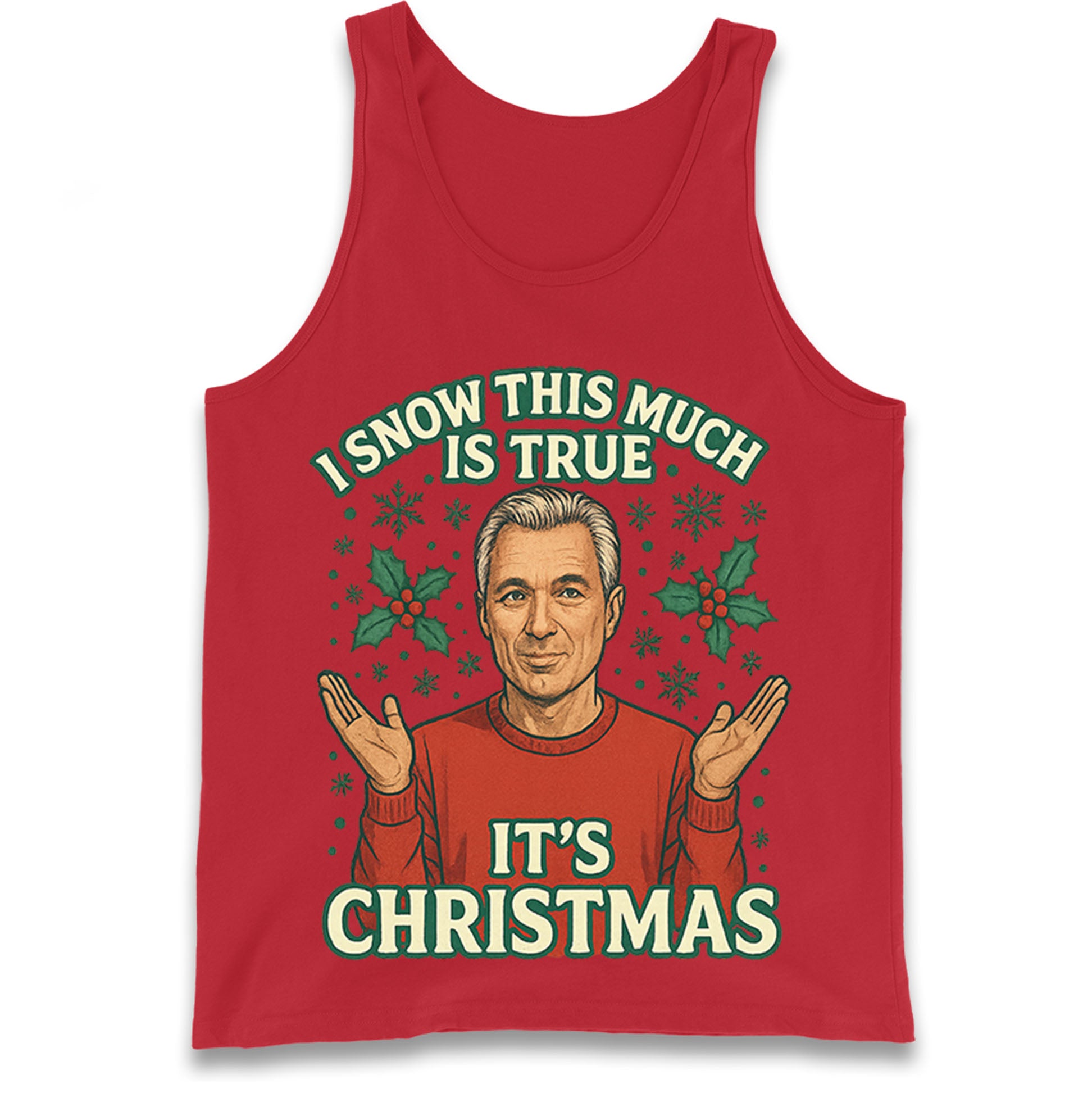 Martin Kemp Christmas Tank Top