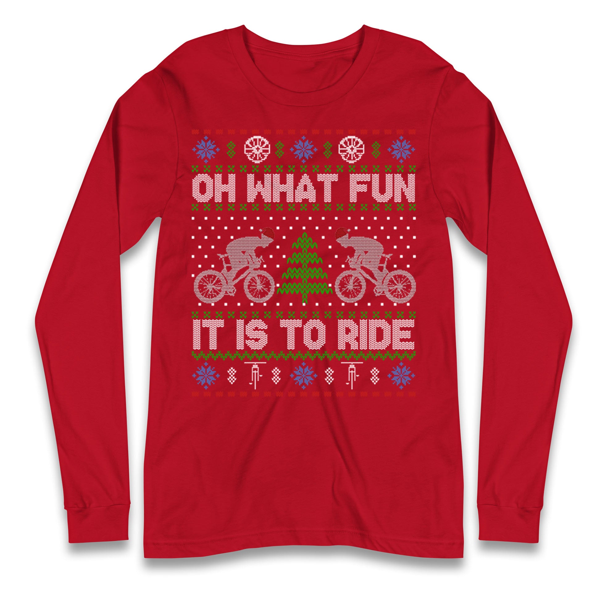 BMX Christmas Longsleeve T Shirt
