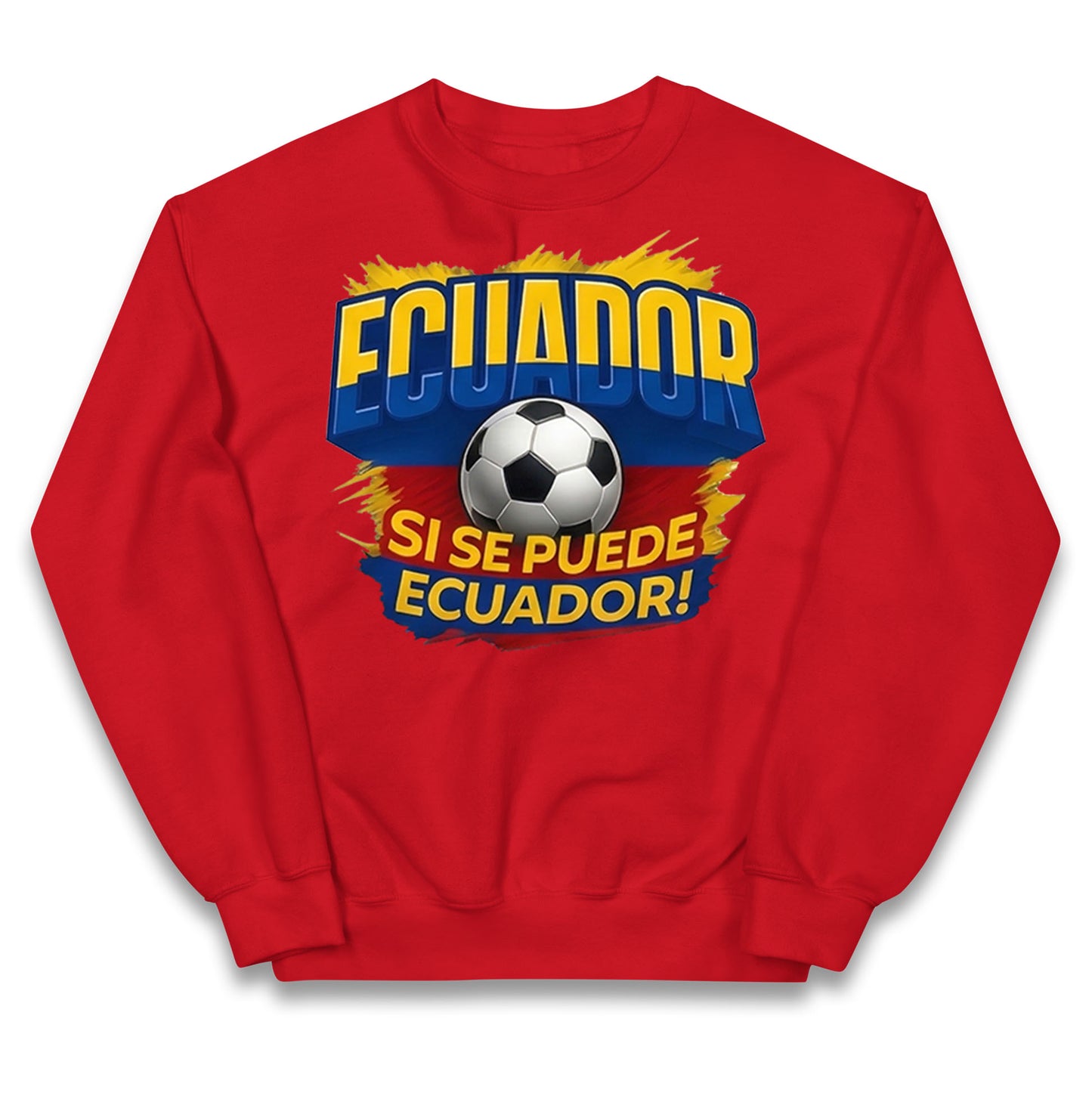 Ecuador Retro World Cup Kids Jumper