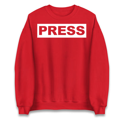 PRESS Palestine Inspired By Journalist Motaz Azaiza Jumper