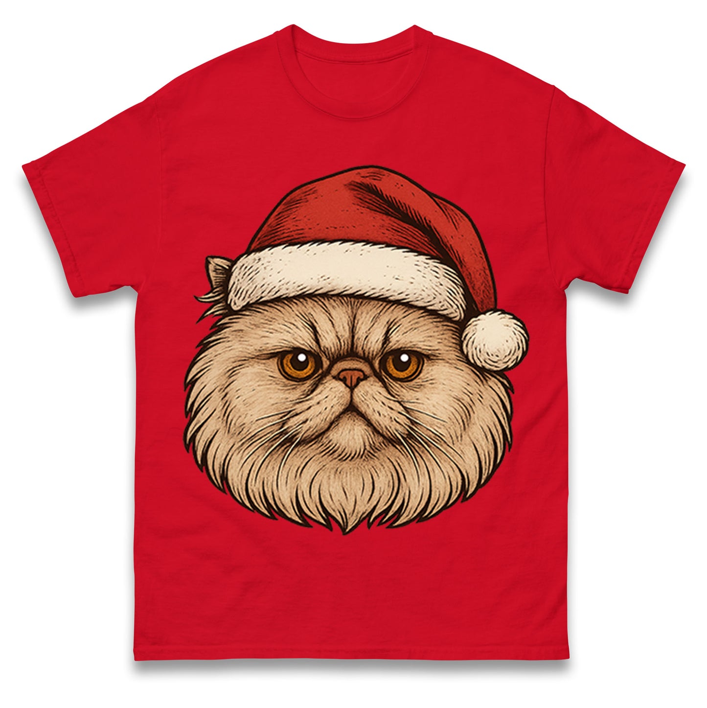 Persian Cat Christmas T Shirt