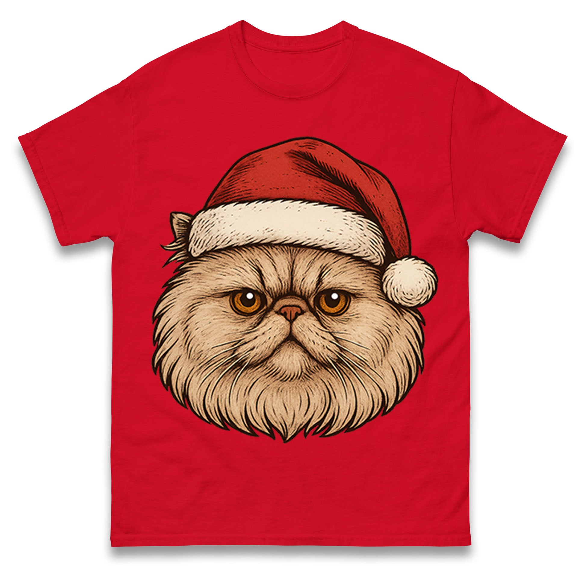 Persian Cat Christmas T Shirt