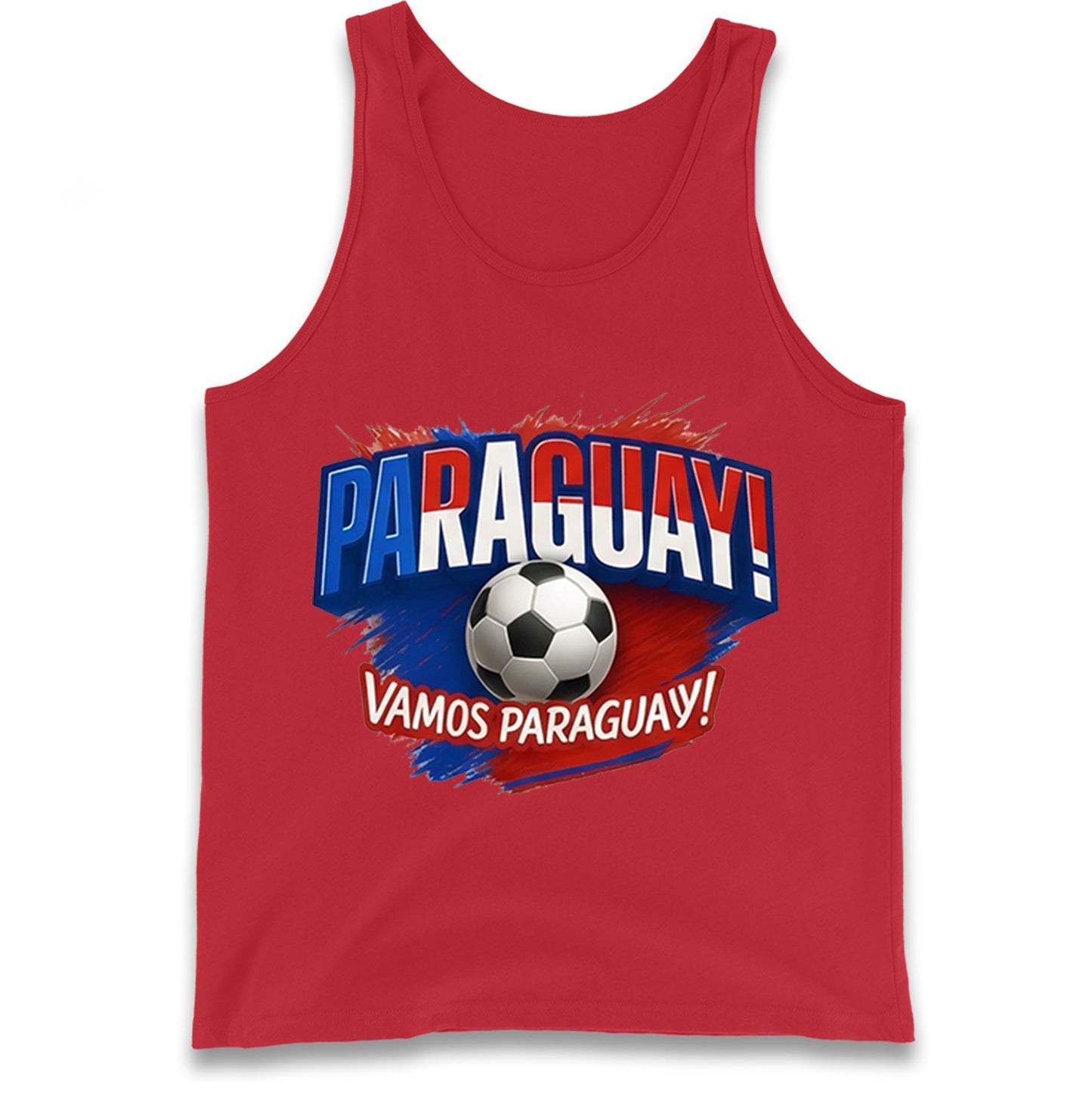 Paraguay Retro World Cup Tank Top