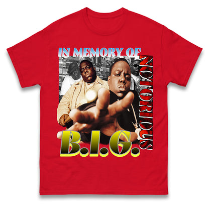 In memory of Notorious B.I.G. T Shirt