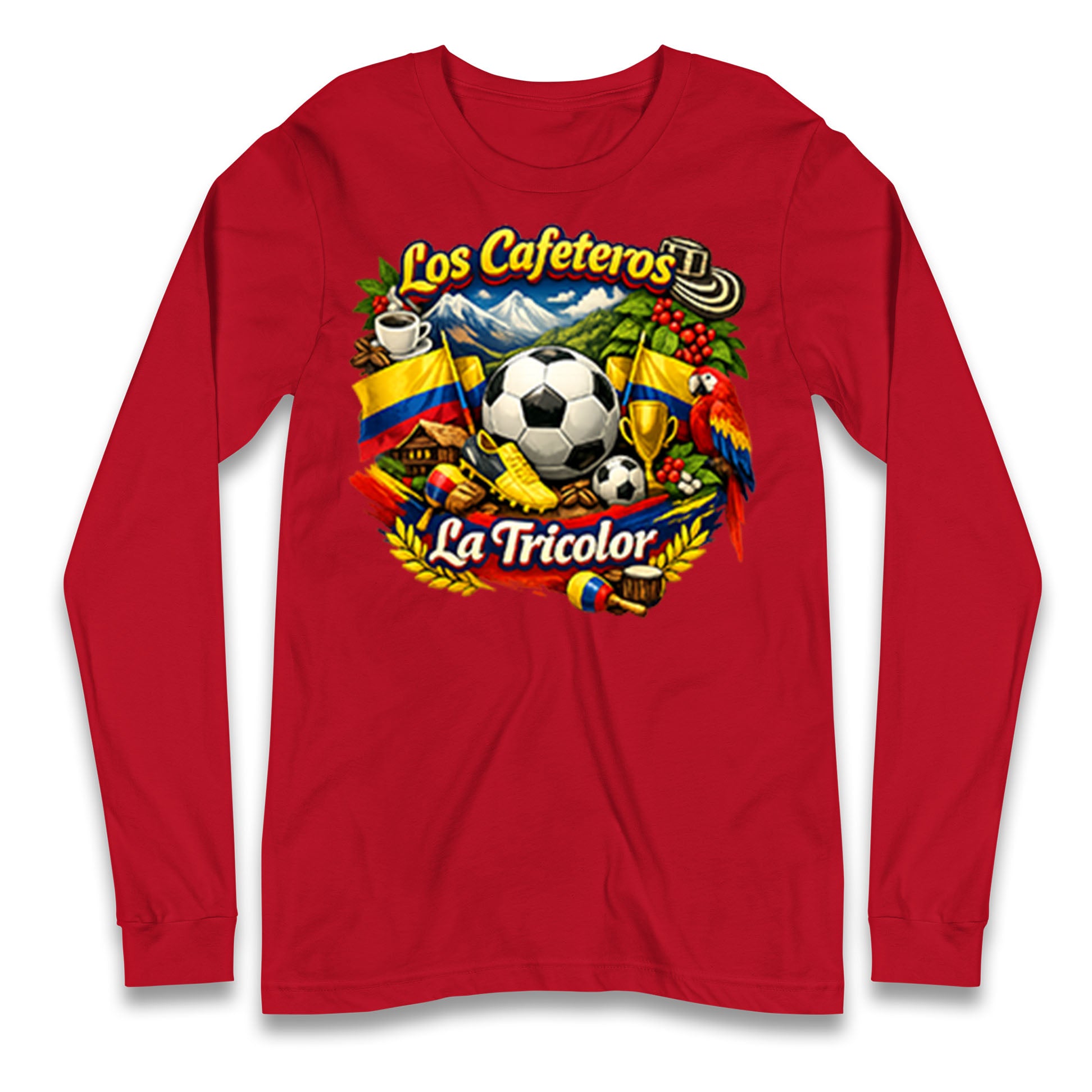 Colombia Football Longsleeve T Shirt