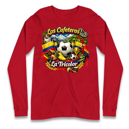 Colombia Football Longsleeve T Shirt